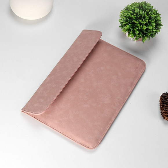 Чехол с магнитной крышкой TAIKESEN для ноутбука и Macbook 13,3 дюйма (розовый)