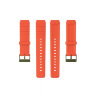 Силиконовый ремешок для часов 18мм (красно-оранжевый)