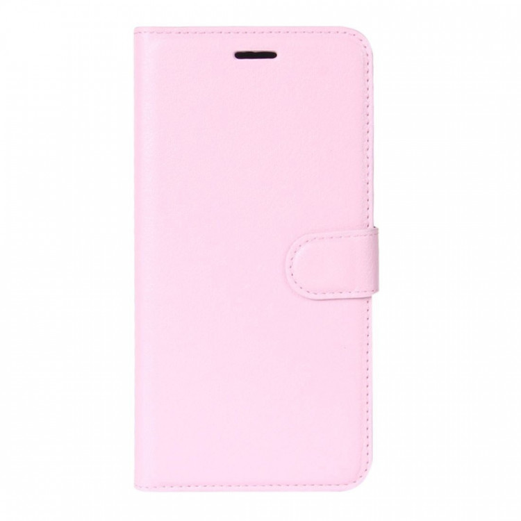 Чехол с визитницей для LG Q6 / LG Q6a / LG Q6+ (розовый)