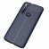 Чехол-накладка Litchi Grain для Motorola Moto G8 Power (темно-синий)