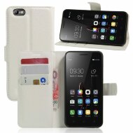 Чехол с визитницей для Lenovo Vibe C (белый) Чехол с визитницей для Lenovo Vibe C (белый)