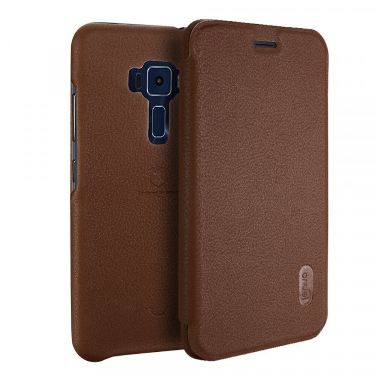 Чехол LENUO для ASUS Zenfone 3 ZE552KL (коричневый)