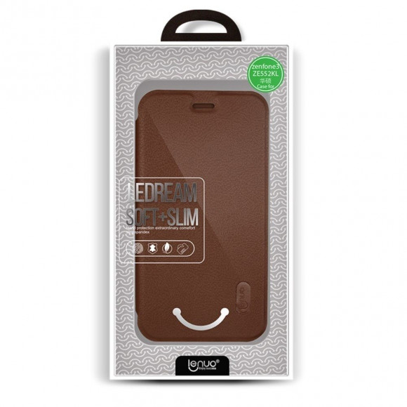 Чехол LENUO для ASUS Zenfone 3 ZE552KL (коричневый) Чехол LENUO для ASUS Zenfone 3 ZE552KL (коричневый)