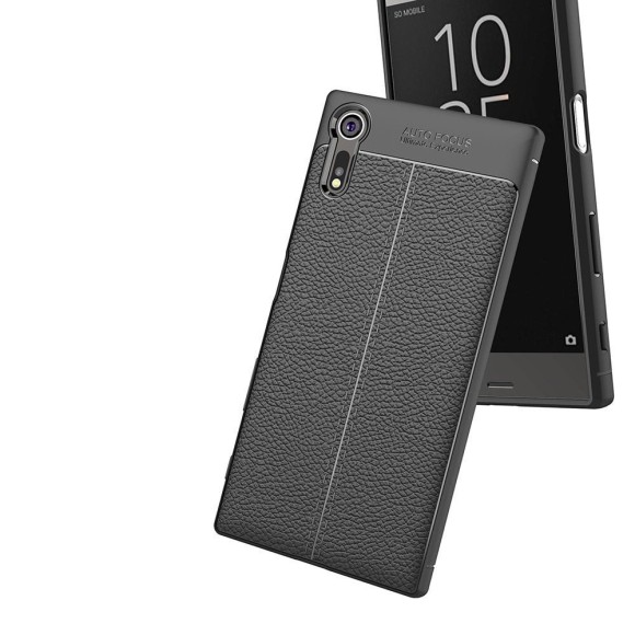 Чехол-накладка Litchi Grain для Sony Xperia XZ / XZs (красный) Чехол-накладка Litchi Grain для Sony Xperia XZ / XZs (красный)
