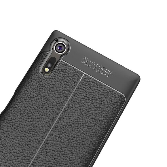 Чехол-накладка Litchi Grain для Sony Xperia XZ / XZs (красный) Чехол-накладка Litchi Grain для Sony Xperia XZ / XZs (красный)
