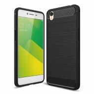 Чехол-накладка Carbon Fibre для Oppo A37 (черный) Чехол-накладка Carbon Fibre для Oppo A37 (черный)