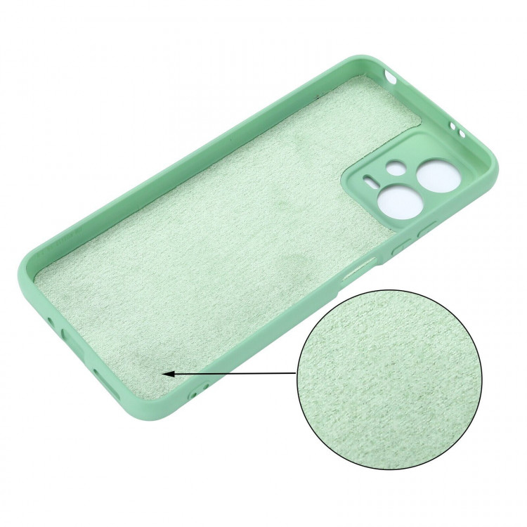 Силиконовый чехол Mobile Shell для Xiaomi Redmi Note 12, POCO X5 5G (зеленый)