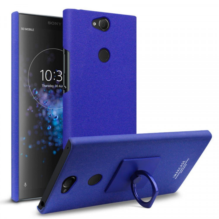 Чехол iMak Finger для Sony Xperia XA2 Plus (голубой)