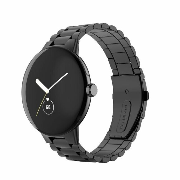 Стальной браслет для Google Pixel Watch (черный)