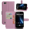 Чехол с визитницей для DOOGEE T6 / T6 Pro (розовый)