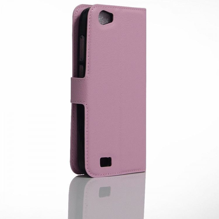 Чехол с визитницей для DOOGEE T6 / T6 Pro (розовый)