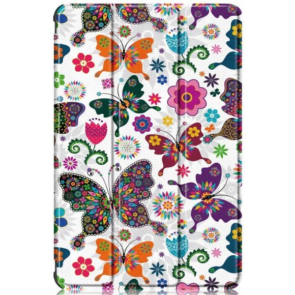 Чехол Smart Case для Samsung Galaxy Tab A8 10.5 (2021) SM-X200 / SM-X205 (Butterfly and Flower)