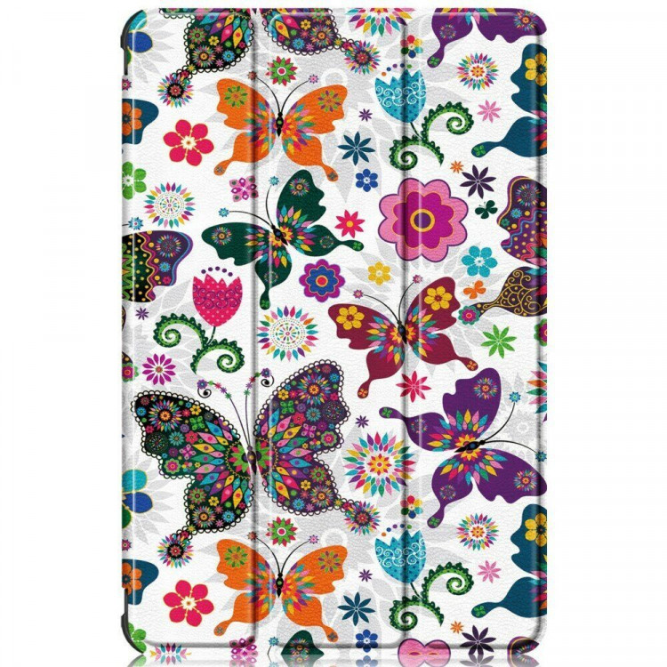 Чехол Smart Case для Samsung Galaxy Tab A8 10.5 (2021) SM-X200 / SM-X205 (Butterfly and Flower)