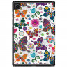 Чехол Smart Case для Samsung Galaxy Tab A8 10.5 (2021) SM-X200 / SM-X205 (Butterfly and Flower)