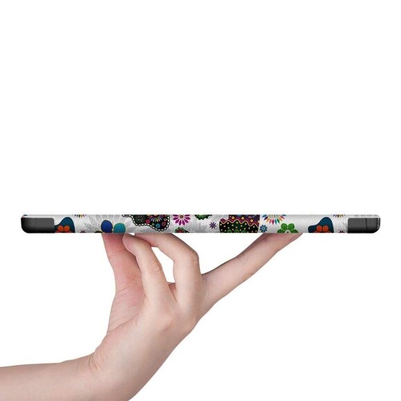 Чехол Smart Case для Samsung Galaxy Tab A8 10.5 (2021) SM-X200 / SM-X205 (Butterfly and Flower)