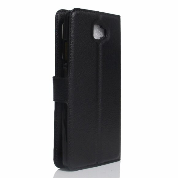 Чехол с визитницей для Samsung Galaxy J7 Prime SM-G610F/DS (черный) (On7 2016 SM-G6100)