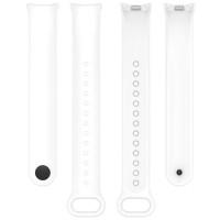 Силиконовый ремешок для Xiaomi Mi Smart Band 8, Xiaomi Mi Band 8 (белый)