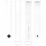 Силиконовый ремешок для Xiaomi Mi Smart Band 8, Xiaomi Mi Band 8 (белый)