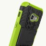 Чехол Hybrid Armor для Samsung Galaxy A3 (2017) SM-A320F (черный + зеленый)