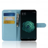 Чехол с визитницей для Xiaomi Mi 6X / Xiaomi Mi A2 (голубой)