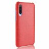 Кожаная накладка-чехол для Xiaomi Mi 9 SE (красный)