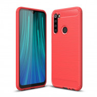 Чехол-накладка Carbon Fibre для Xiaomi Redmi Note 8 (красный) Чехол-накладка Carbon Fibre для Xiaomi Redmi Note 8 (красный)