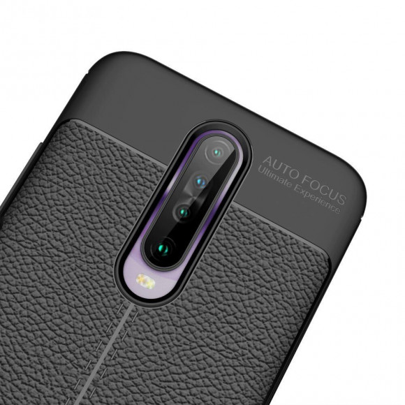 Чехол-накладка Litchi Grain для Xiaomi Redmi K30 (черный) Чехол-накладка Litchi Grain для Xiaomi Redmi K30 (черный)