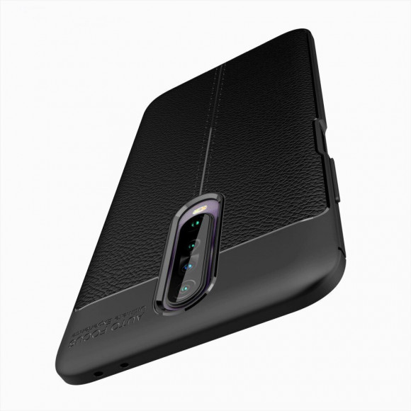 Чехол-накладка Litchi Grain для Xiaomi Redmi K30 (черный) Чехол-накладка Litchi Grain для Xiaomi Redmi K30 (черный)