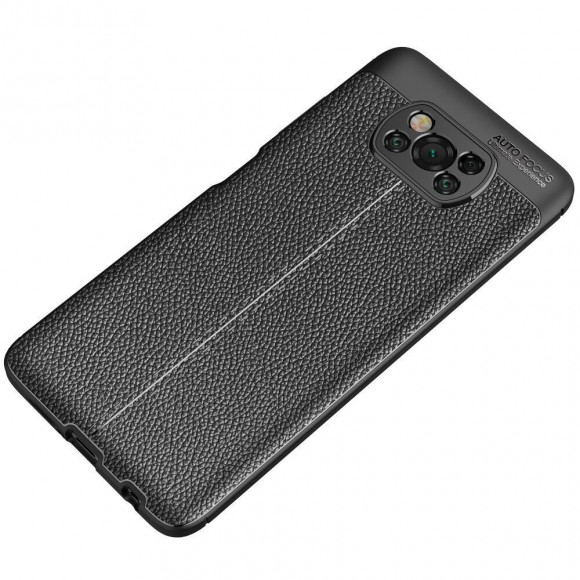 Чехол-накладка Litchi Grain для Xiaomi Poco X3 NFC / Poco X3 / Poco X3 Pro (черный) Чехол-накладка Litchi Grain для Xiaomi Poco X3 NFC / Poco X3 / Poco X3 Pro (черный)