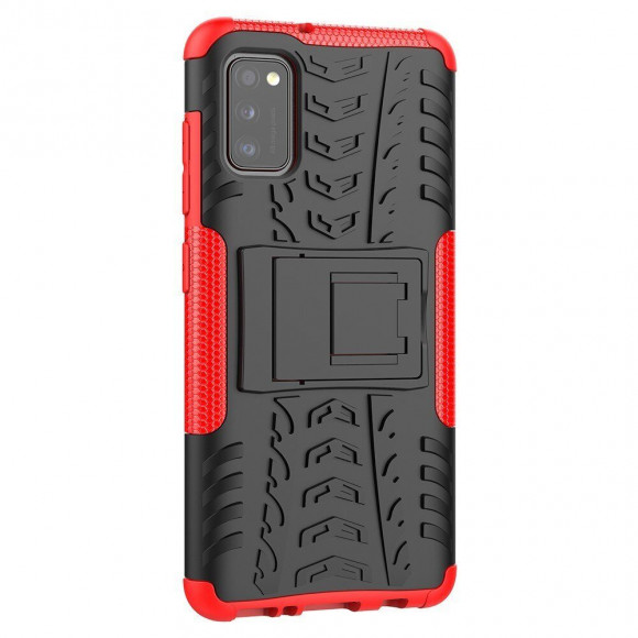 Чехол Hybrid Armor для Samsung Galaxy A41 (черный + красный) Чехол Hybrid Armor для Samsung Galaxy A41 (черный + красный)
