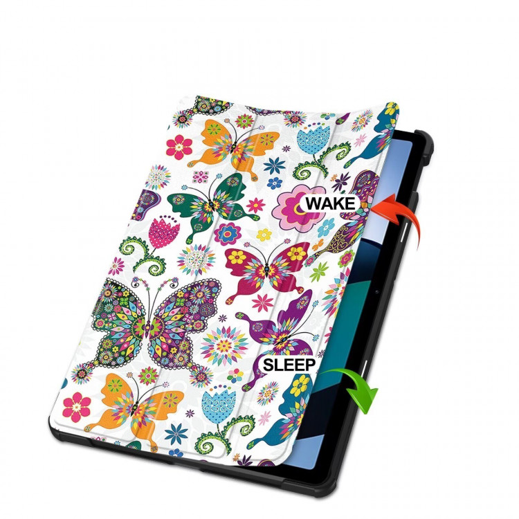 Чехол Smart Case для Xiaomi Redmi Pad SE (Color Butterfly)
