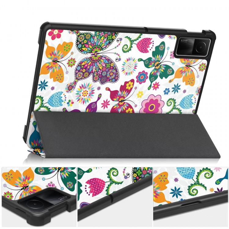 Чехол Smart Case для Xiaomi Redmi Pad SE (Color Butterfly)