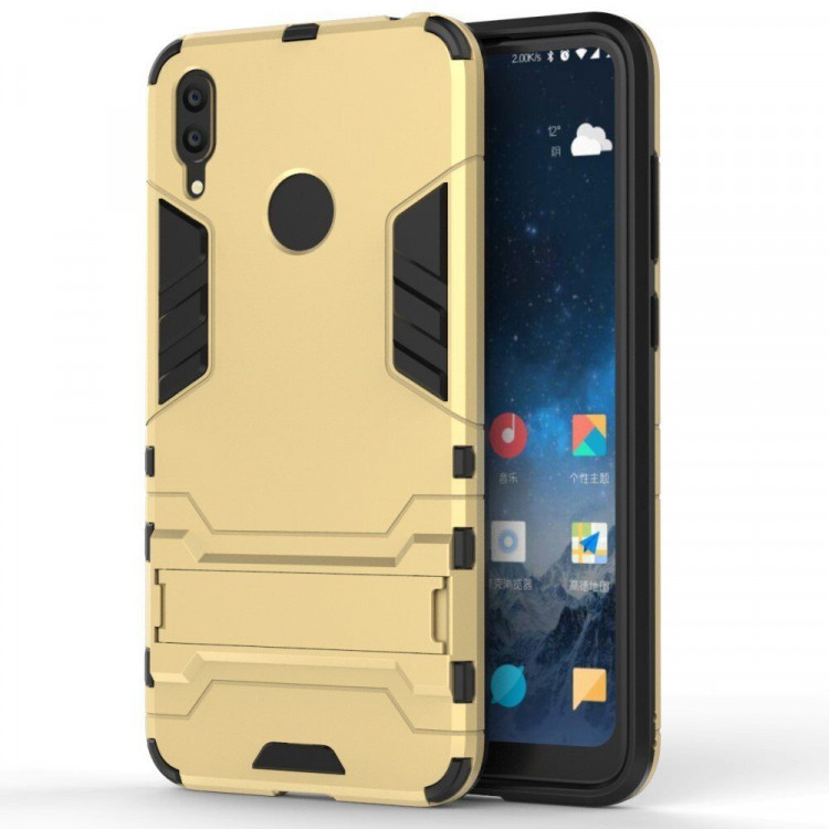 Чехол Duty Armor для Huawei Y7 (2019) / Y7 Prime (2019) (золотой)