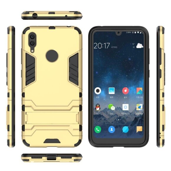 Чехол Duty Armor для Huawei Y7 (2019) / Y7 Prime (2019) (золотой)