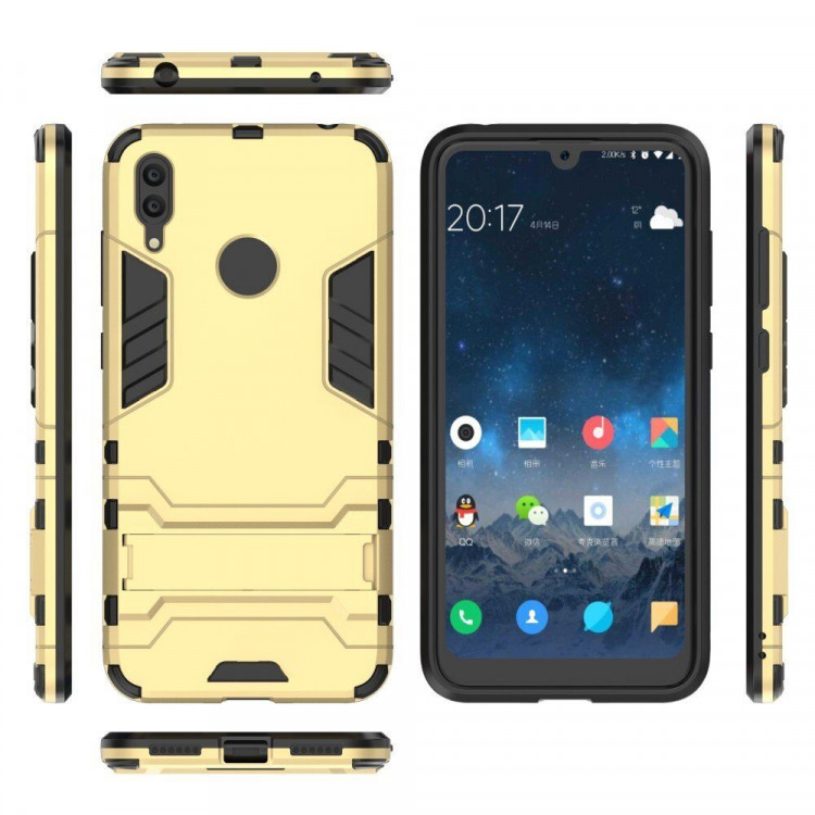 Чехол Duty Armor для Huawei Y7 (2019) / Y7 Prime (2019) (золотой)