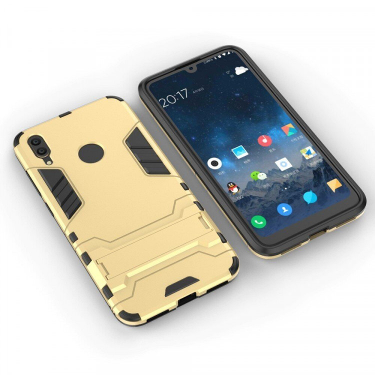Чехол Duty Armor для Huawei Y7 (2019) / Y7 Prime (2019) (золотой)