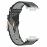 Нейлоновый ремешок с разноцветным плетением для Huawei Watch Fit 2 (серый)