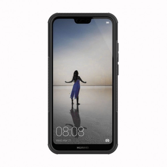 Чехол Hybrid Armor для Huawei P20 Lite / Nova 3e (черный) Чехол Hybrid Armor для Huawei P20 Lite / Nova 3e (черный)