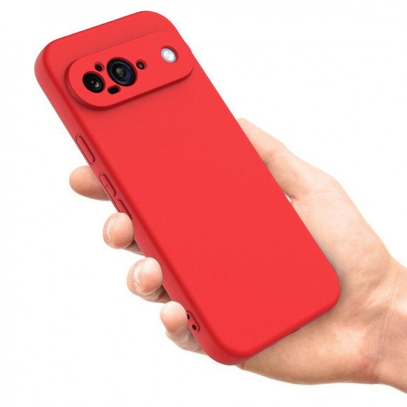 Силиконовый чехол Mobile Shell для Google Pixel 9 (красный) Силиконовый чехол Mobile Shell для Google Pixel 9 (красный)