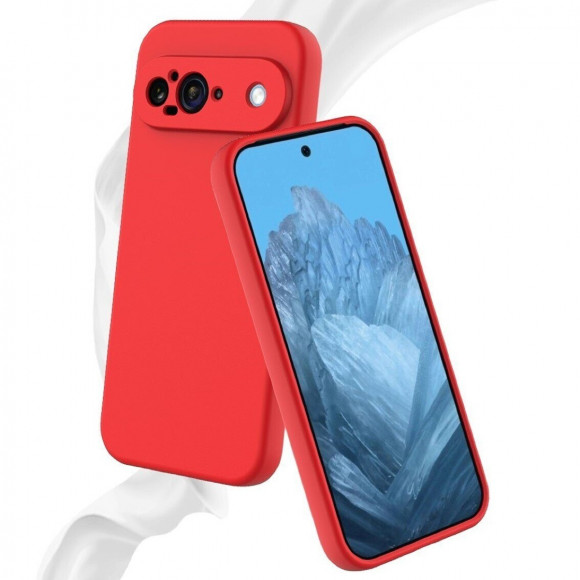 Силиконовый чехол Mobile Shell для Google Pixel 9 (красный) Силиконовый чехол Mobile Shell для Google Pixel 9 (красный)