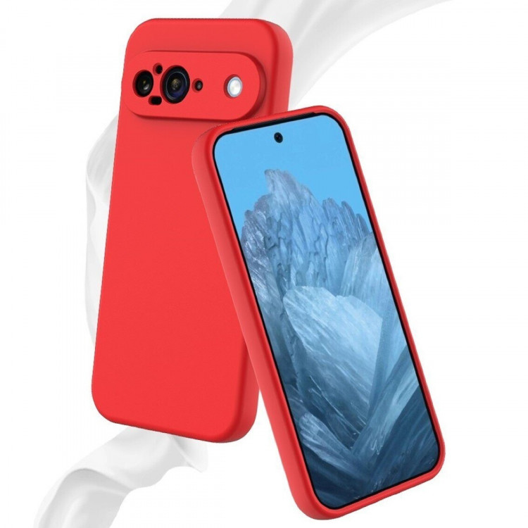 Силиконовый чехол Mobile Shell для Google Pixel 9 (красный)